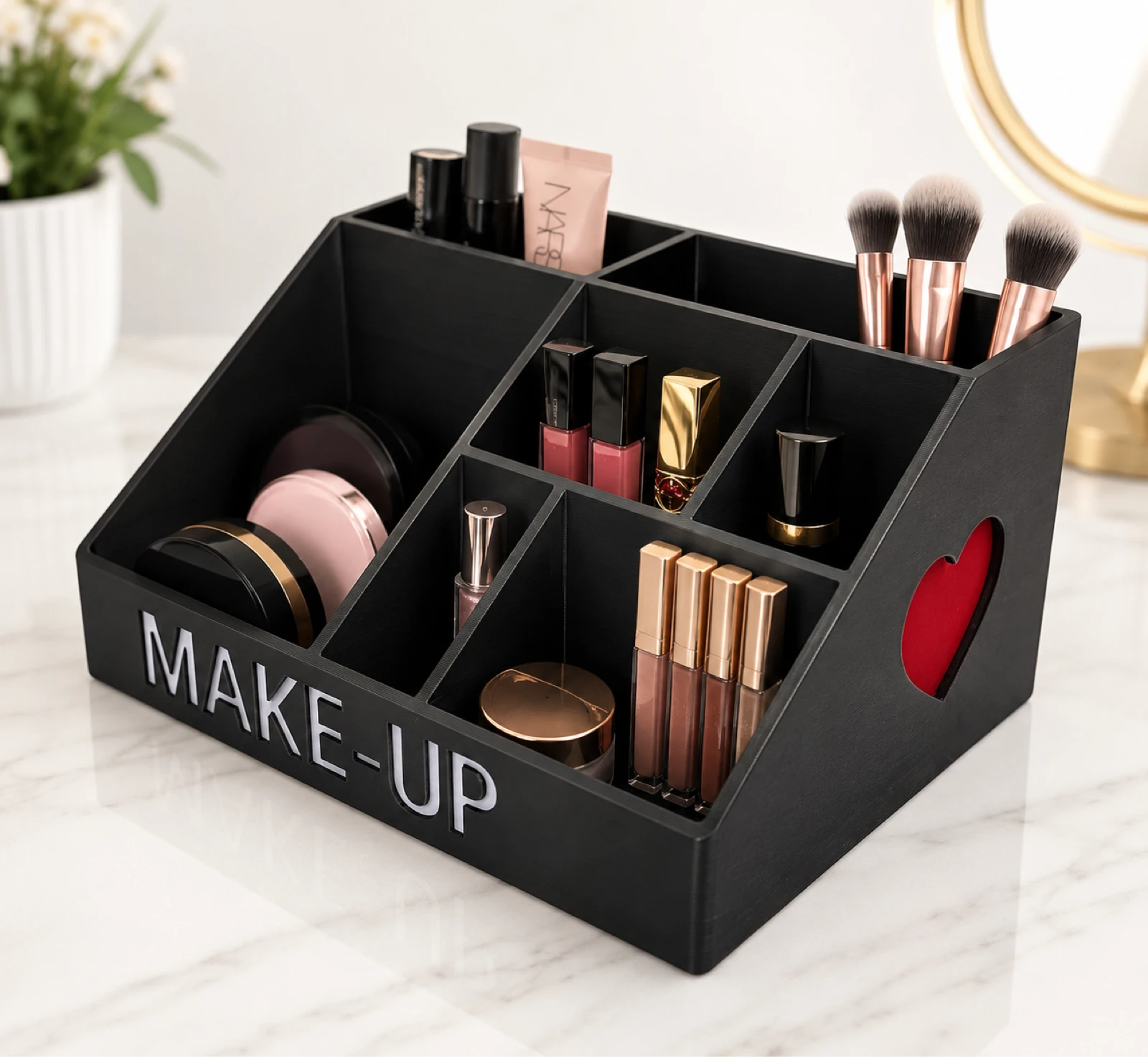 Organizador de Maquilhagem e Acessórios “MAKE-UP” | Impressão 3D